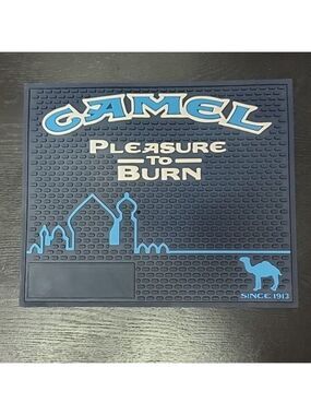 Vintage Camel Pleasure to Burn Bar mat NOS